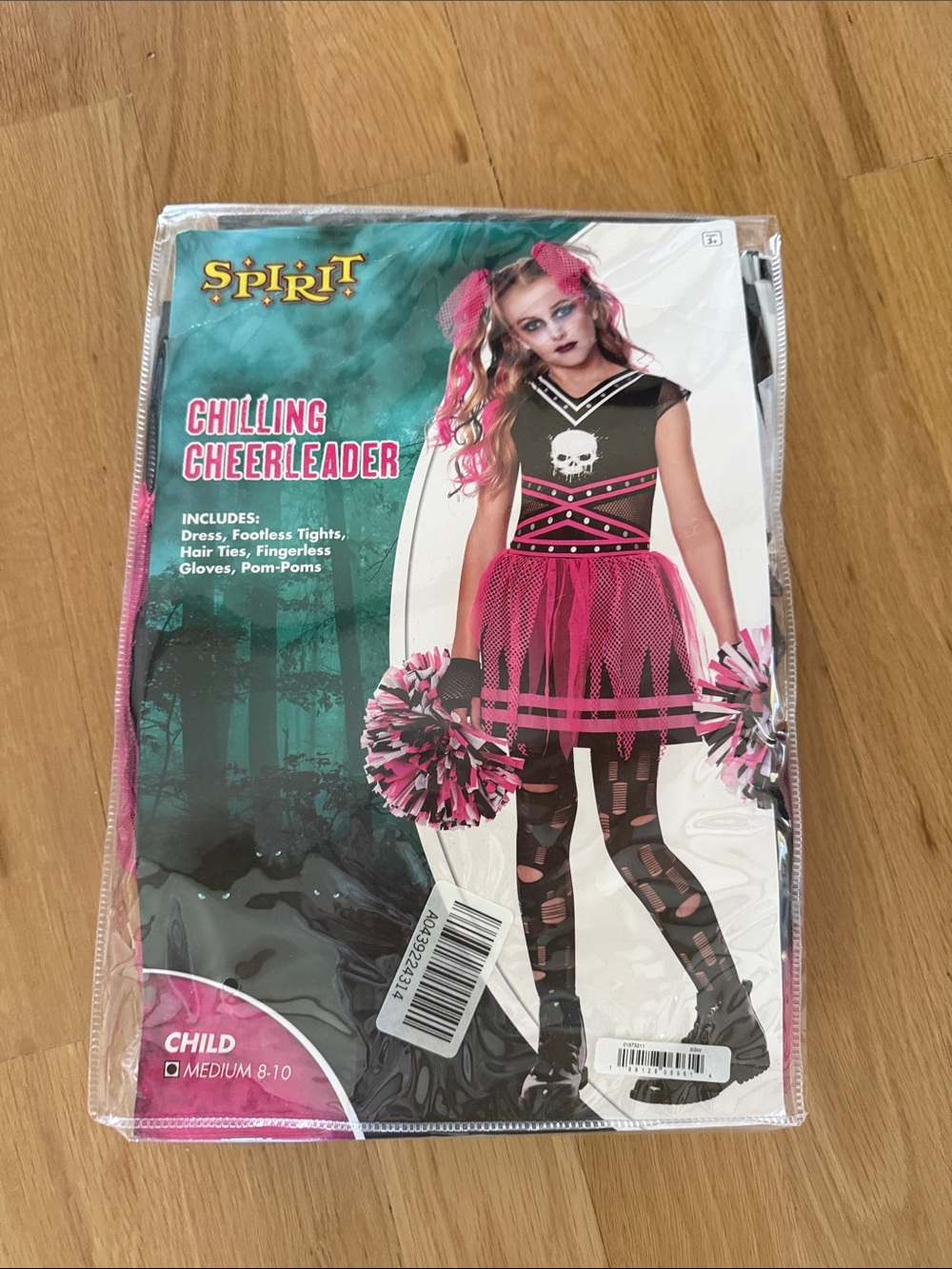Spirit Chilling Cheerleader Costume - Pink & Black